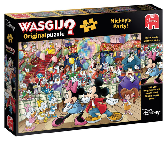 Wasgij Disney Mickey's Party 1000 Piece Jigsaw Puzzle