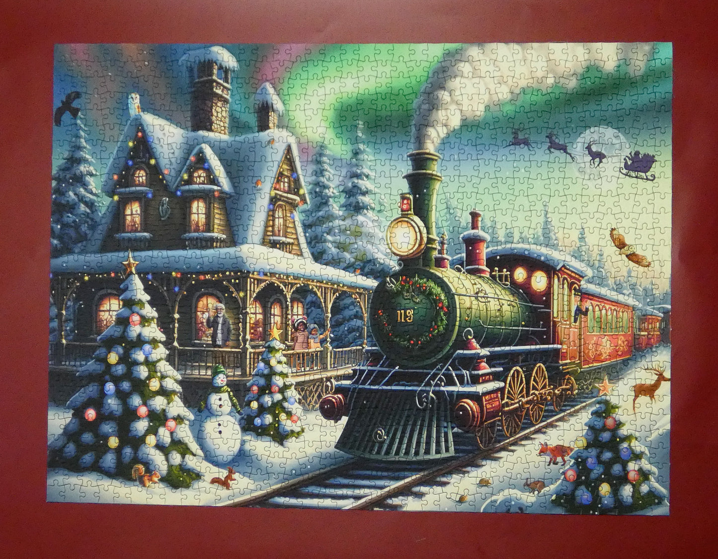 The Christmas Train 1000 Piece Jigsaw Puzzle