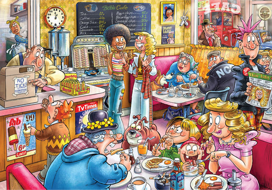 Wasgij Destiny 27 Cafe to Latte 1000 Piece Jigsaw Puzzle