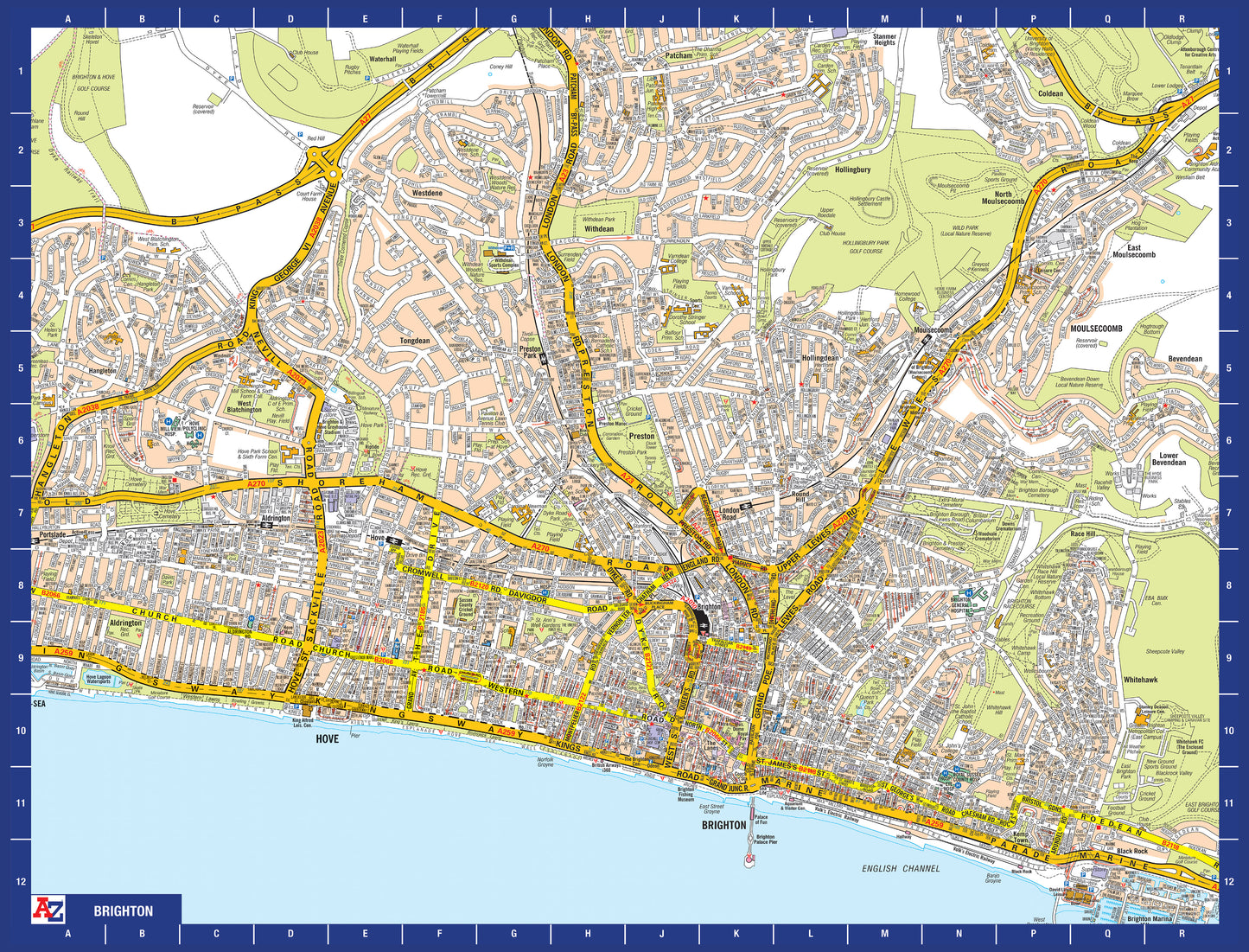 A to Z Map of Brighton 1000 Piece Jigsaw