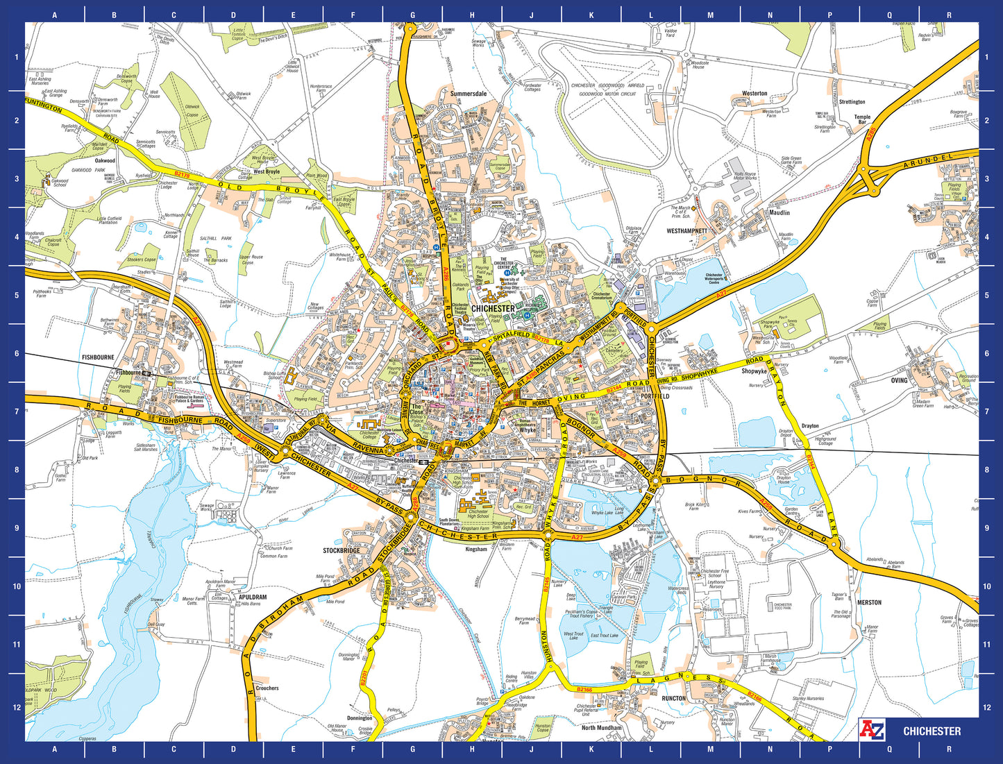 A to Z Map of Chichester 1000 Piece Jigsaw