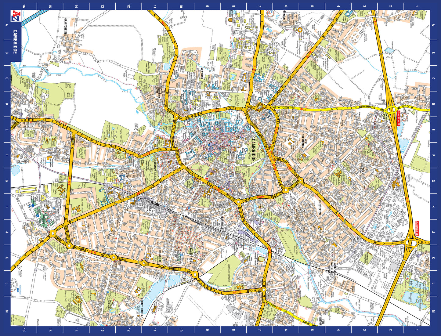 A to Z Map of Cambridge 1000 Piece Jigsaw