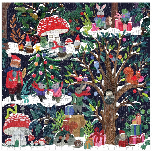 Yuletide Forest 500 Piece Jigsaw Puzzle