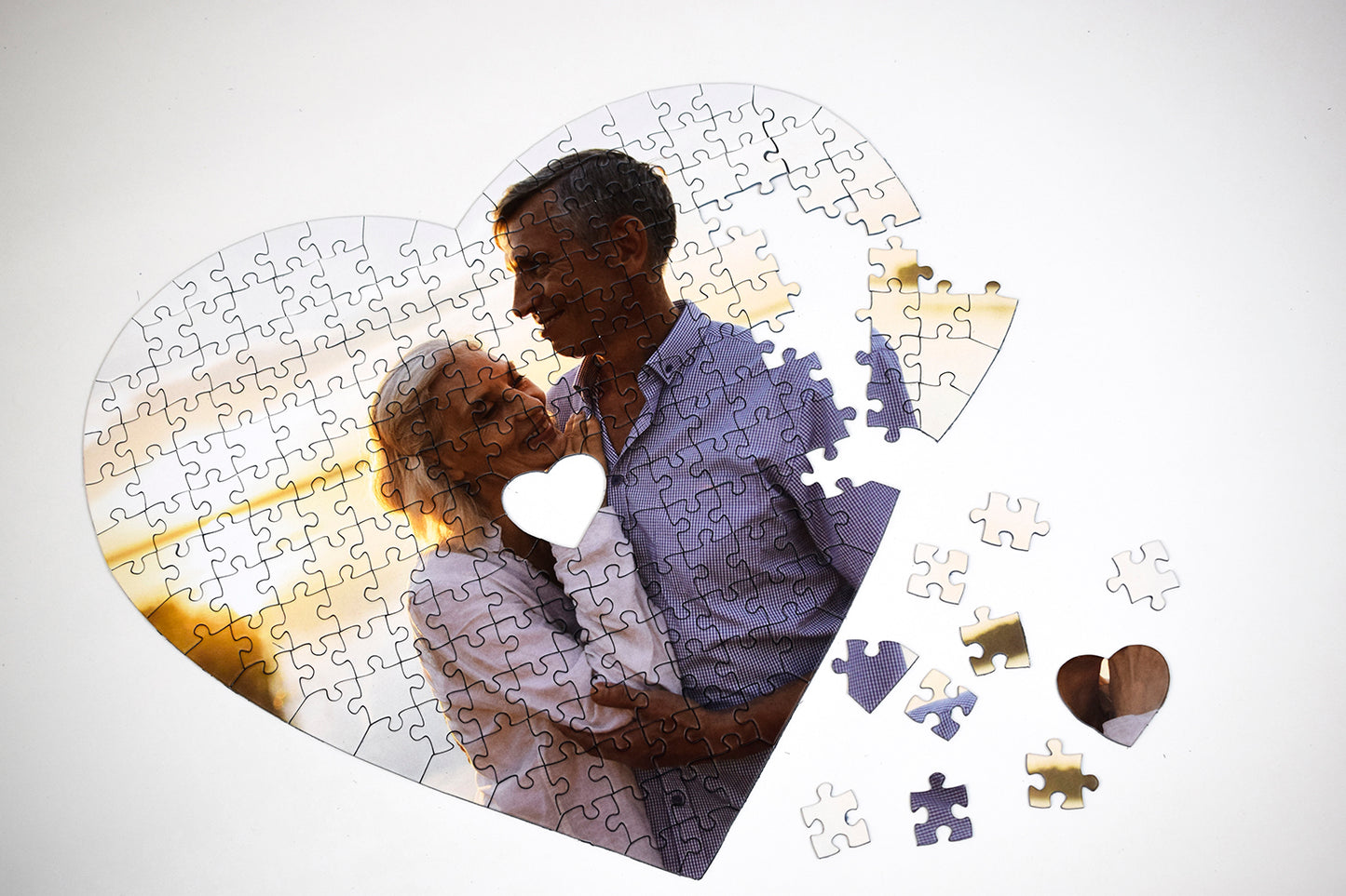 Personalised Heart Shaped Photo Puzzle