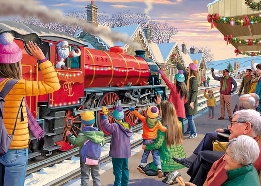 Falcon de Luxe The Festive Express 500XL Piece Jigsaw Puzzle
