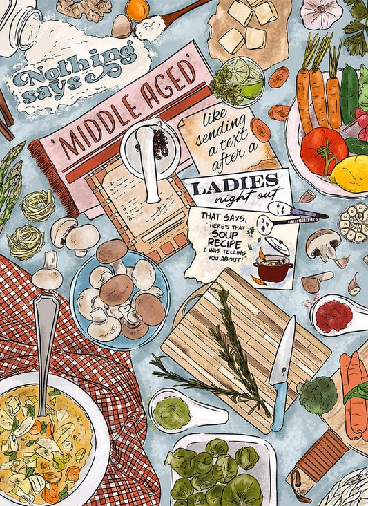 Nothing Says Middle Aged - 1000 Piece Soft Touch Jigsaw Puzzle