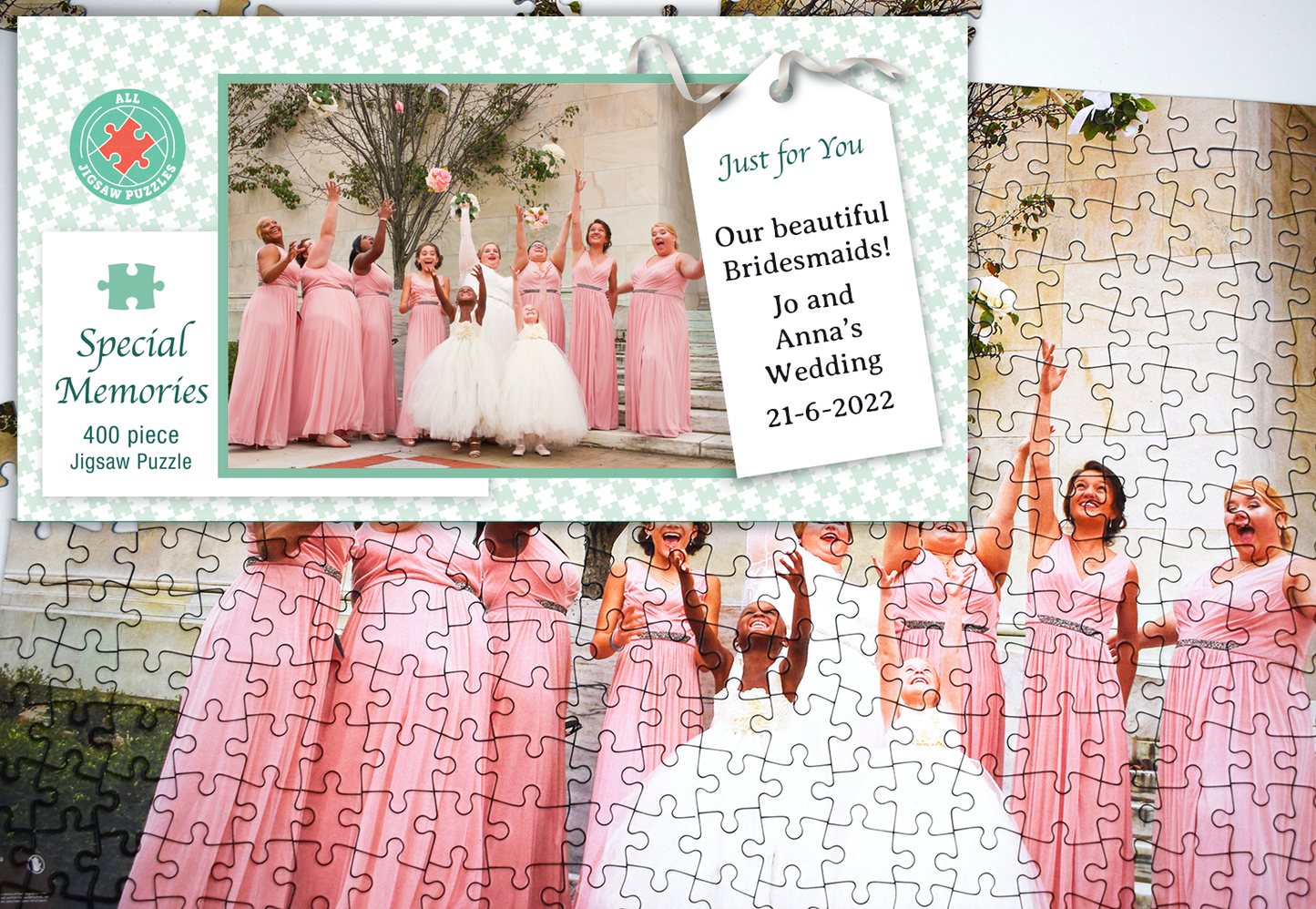 Personalised 400 Piece Photo Jigsaw
