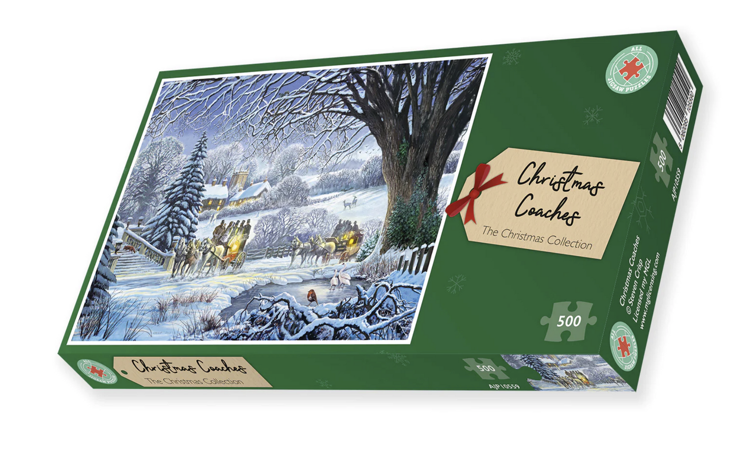 Classical Christmas 2 x 1000 Piece Jigsaw Puzzle Bundle