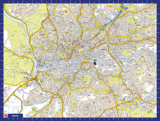 A-Z Map of Bristol 1000 Piece Jigsaw