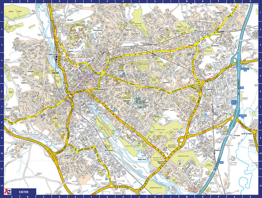 A-Z Map of Exeter 1000 Piece Jigsaw
