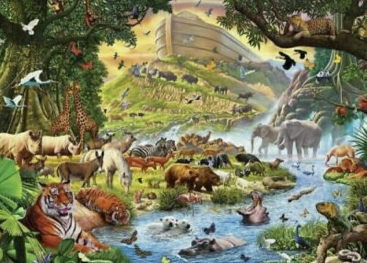 Noah's Ark Before the Rain 500 Piece Jigsaw Puzzle By Steve Crisp