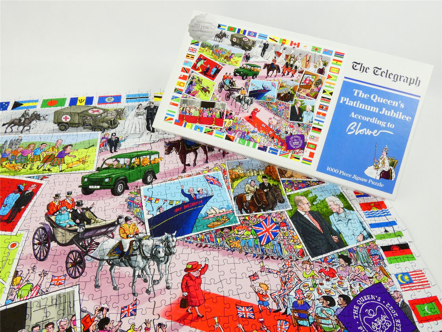 The Queen's Platinum Jubilee 2022 According to Blower Jigsaw Puzzle 3