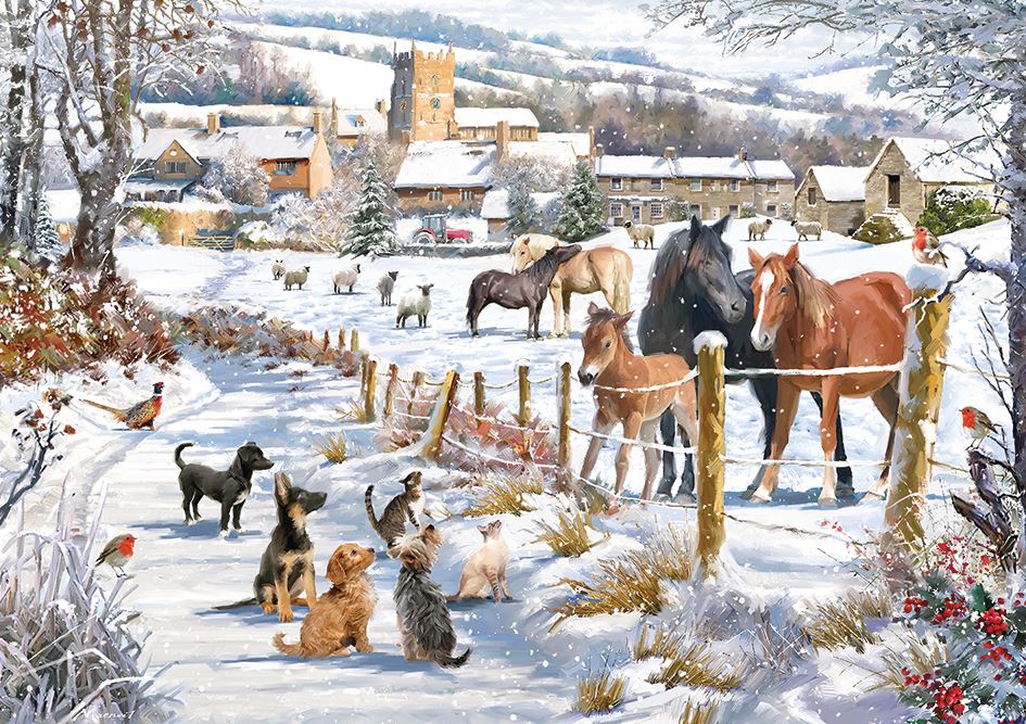 Winter Fields 1000 Piece Jigsaw Puzzle