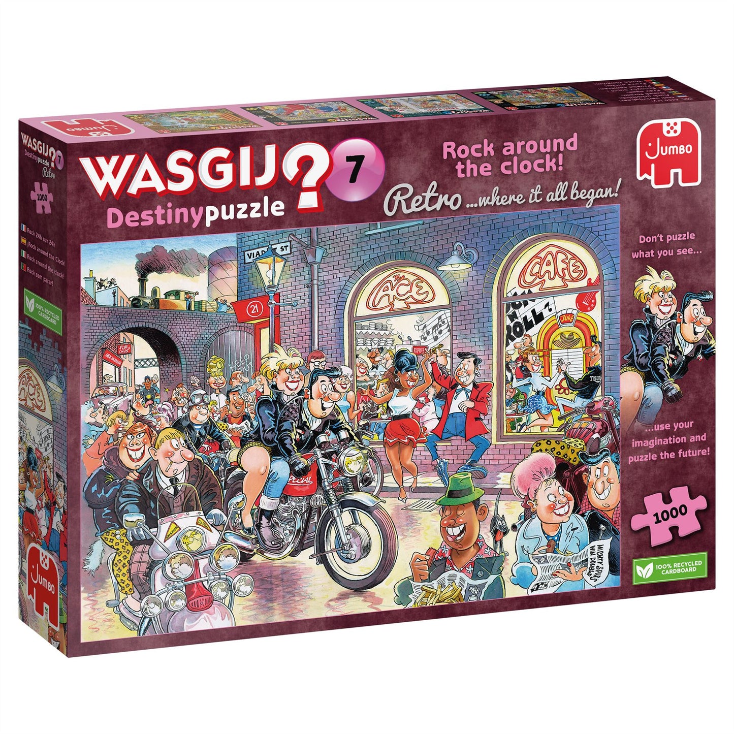 Wasgij Retro Destiny 7 Rock around the Clock! 1000 Piece Jigsaw Puzzle