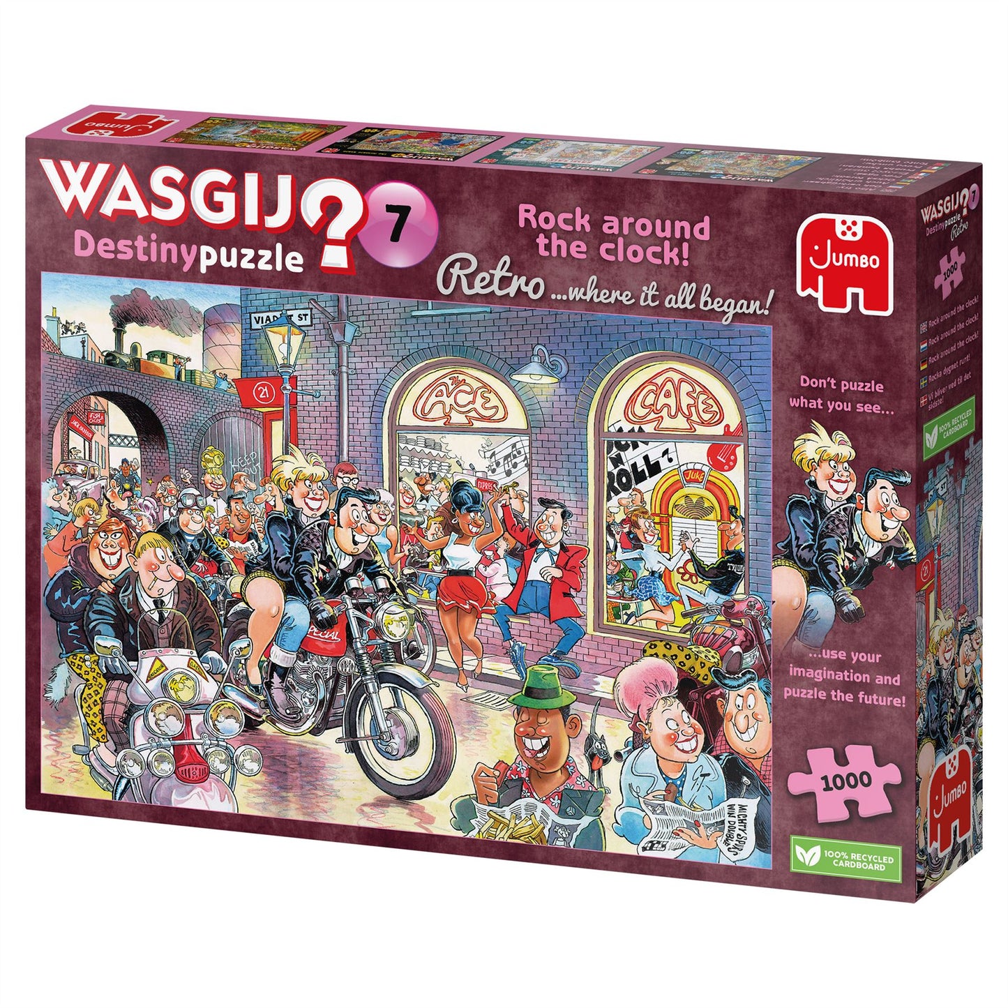 Wasgij Retro Destiny 7 Rock around the Clock! 1000 Piece Jigsaw Puzzle