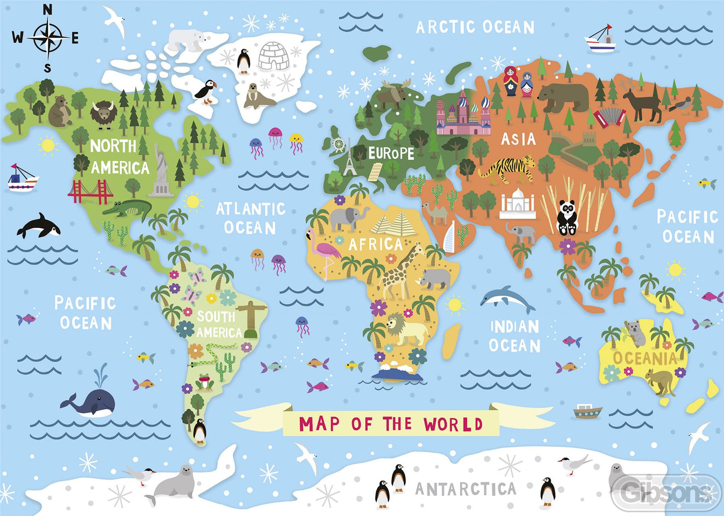 It's a Big World 24XXL Piece Jigsaw Puzzle