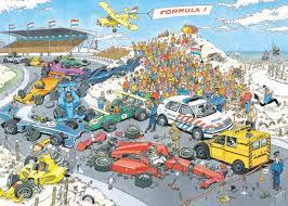 Jan van Haasteren Formula 1 Racing 1000 Piece Jigsaw Puzzle