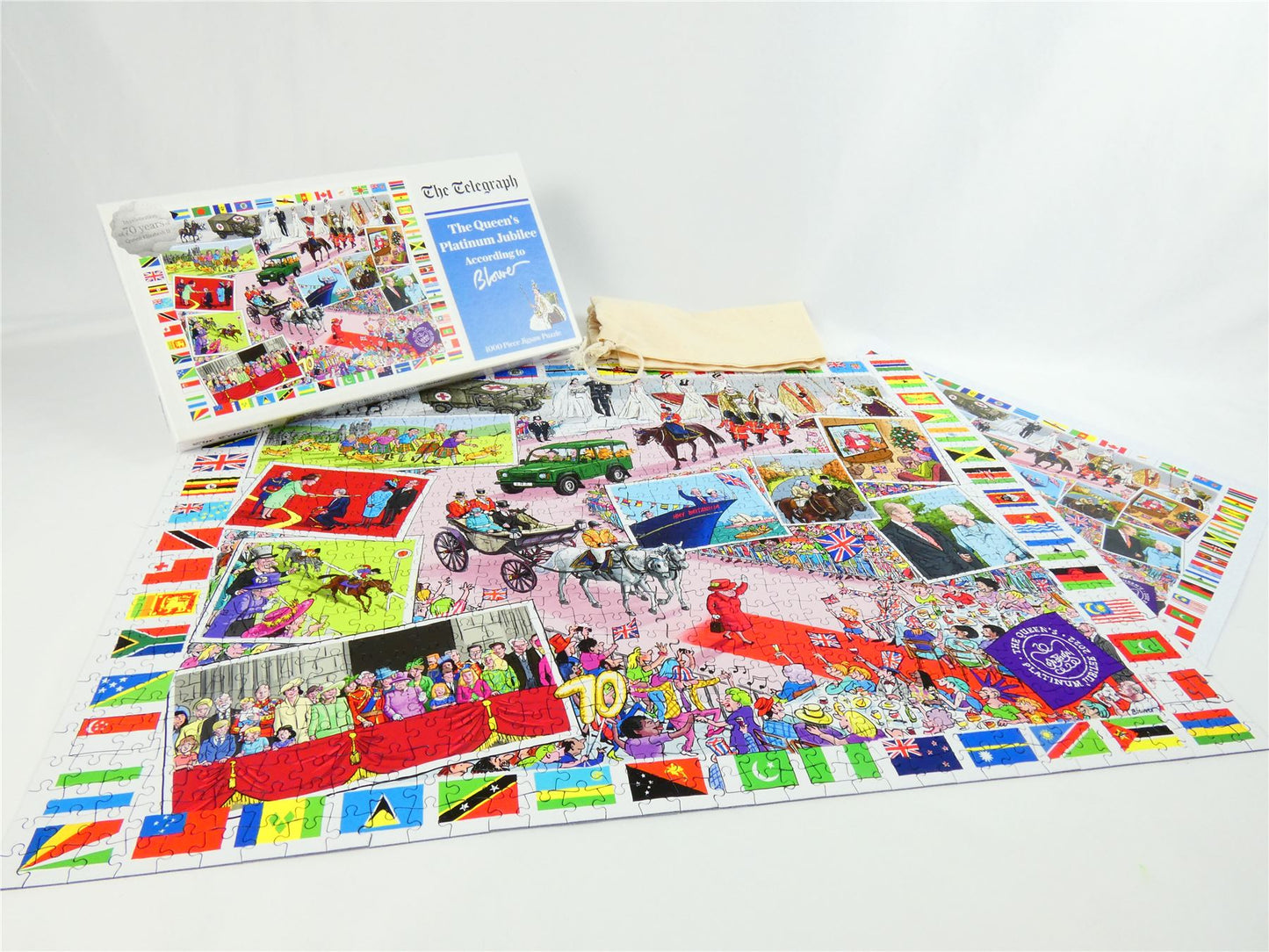 The Queen's Platinum Jubilee 2022 According to Blower Jigsaw Puzzle 2