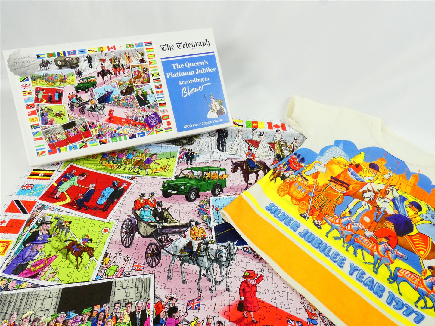 The Queen's Platinum Jubilee 2022 According to Blower Jigsaw Puzzle 4