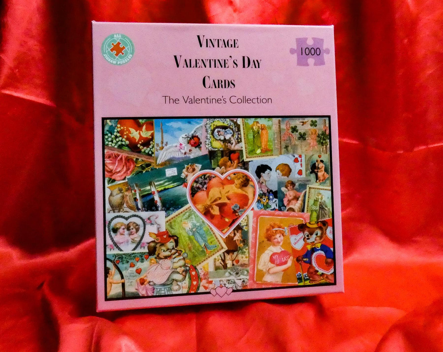 Vintage Valentine's Cards 500 or 1000 Piece Jigsaw Puzzle