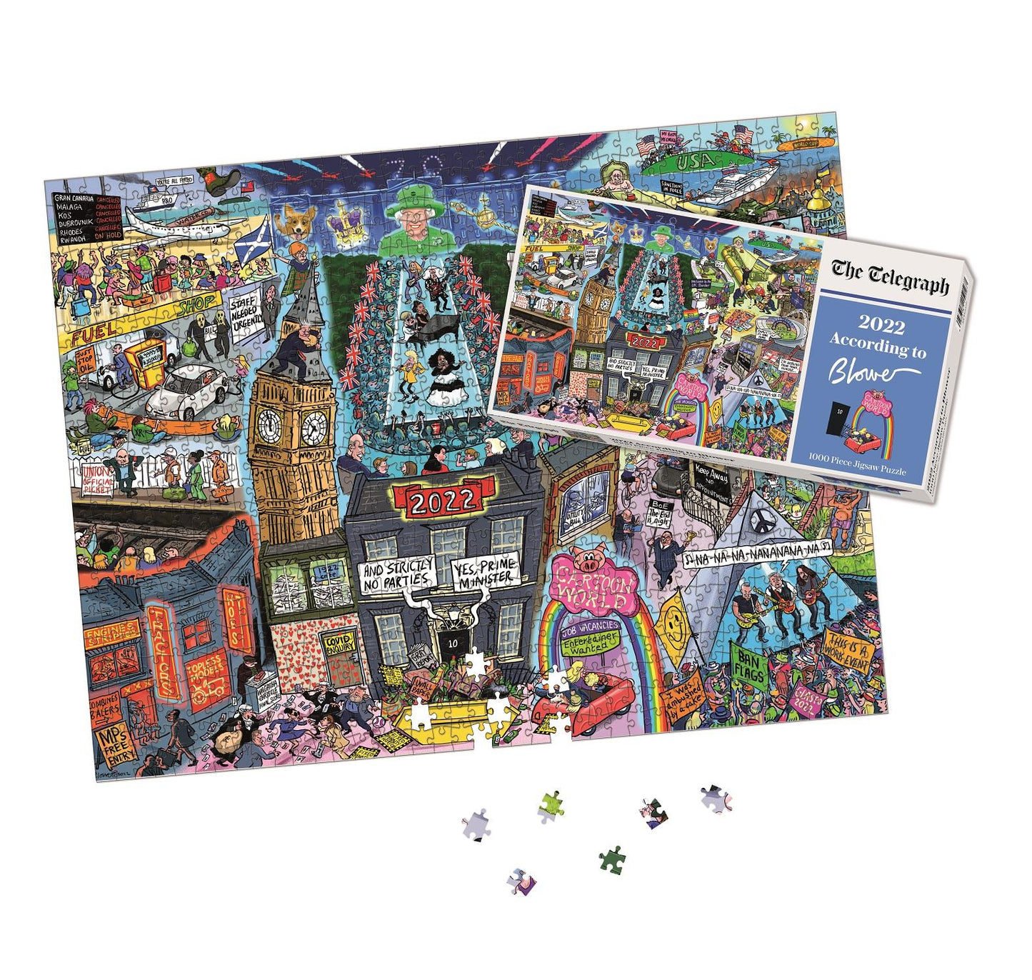 2022 According to Blower 1000 Piece Jigsaw Puzzle
