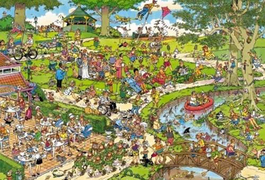 Jan van Haasteren Park 1000 Piece Jigsaw Puzzle