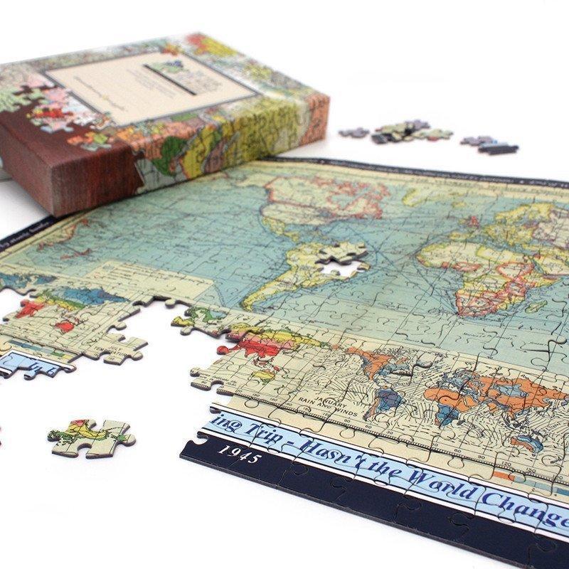 Historical World Map Personalized Jigsaw Puzzle