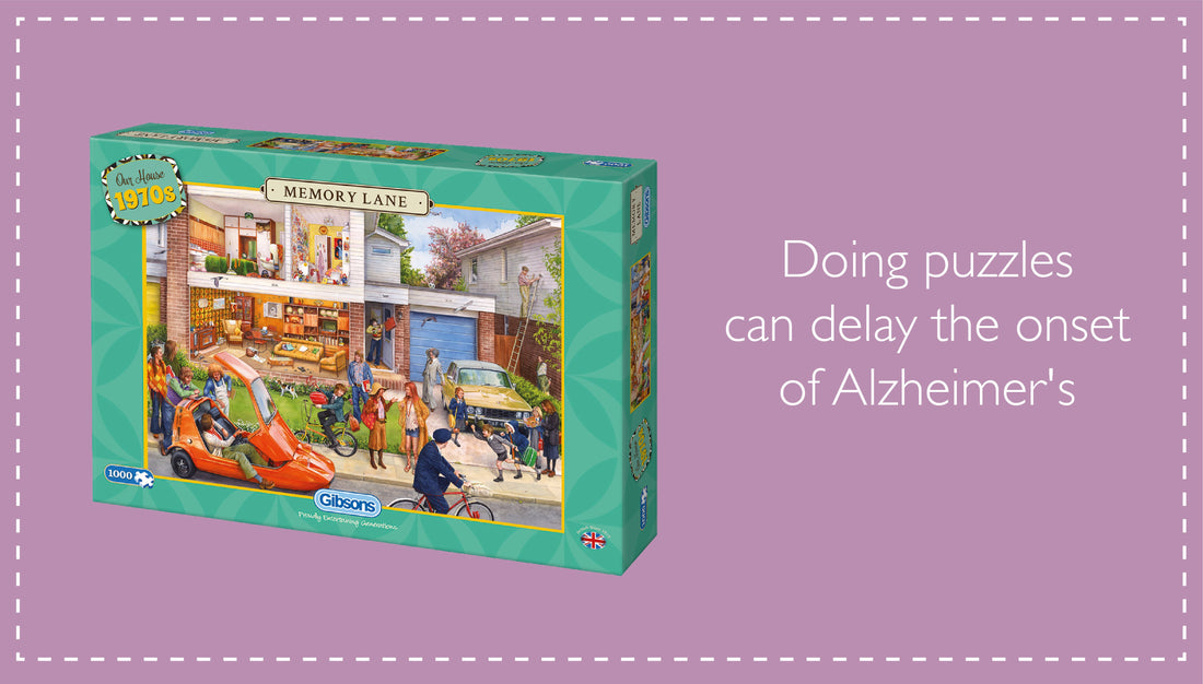 Doing puzzles can delay the onset of Alzheimer's