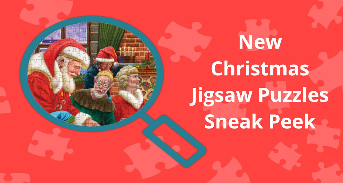 Sneak Peek of new 2022 Christmas Jigsaw Puzzles