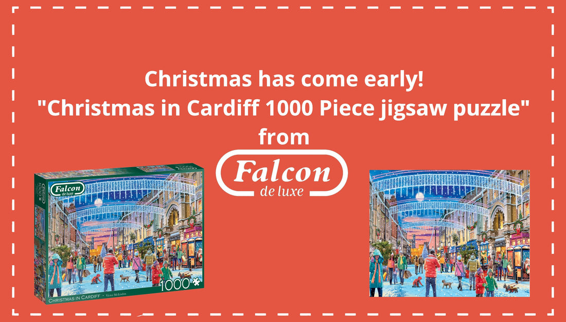New Christmas in Cardiff 1000 Piece jigsaw puzzle from Falcon de Luxe