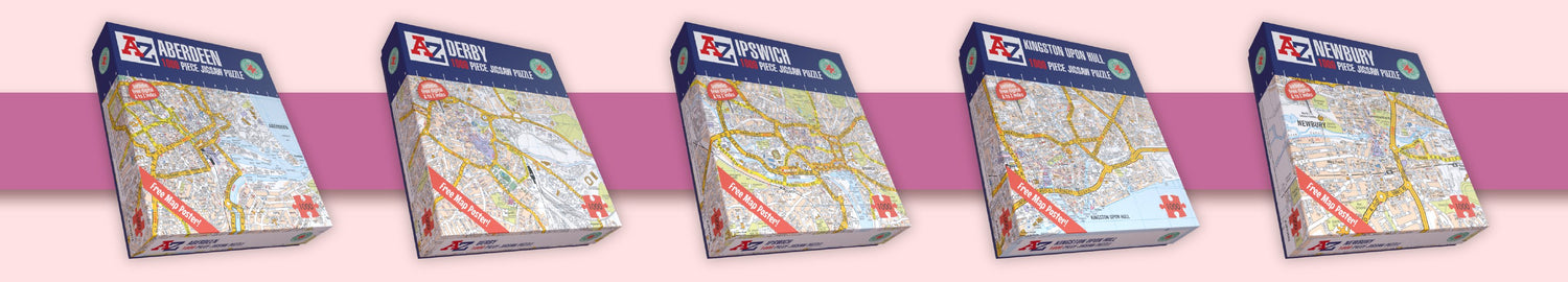 A to Z Map Jigsaw Puzzles