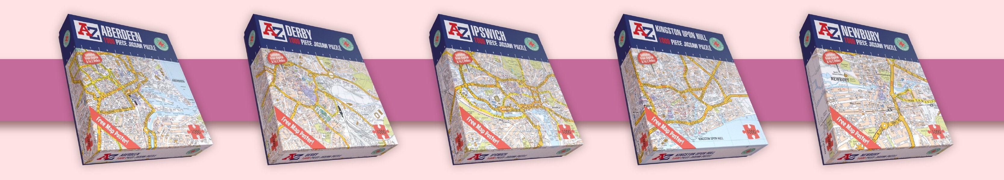 A to Z Map Jigsaw Puzzles