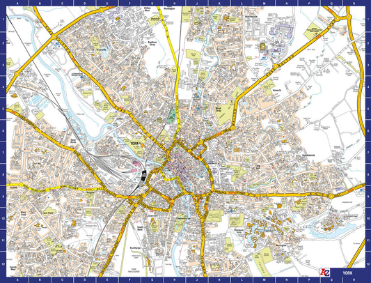 A to Z Map of York 1000 Piece Jigsaw