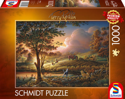Terry Redlin: Sun Gold over Ripe Fields 1000 Piece Jigsaw Puzzle