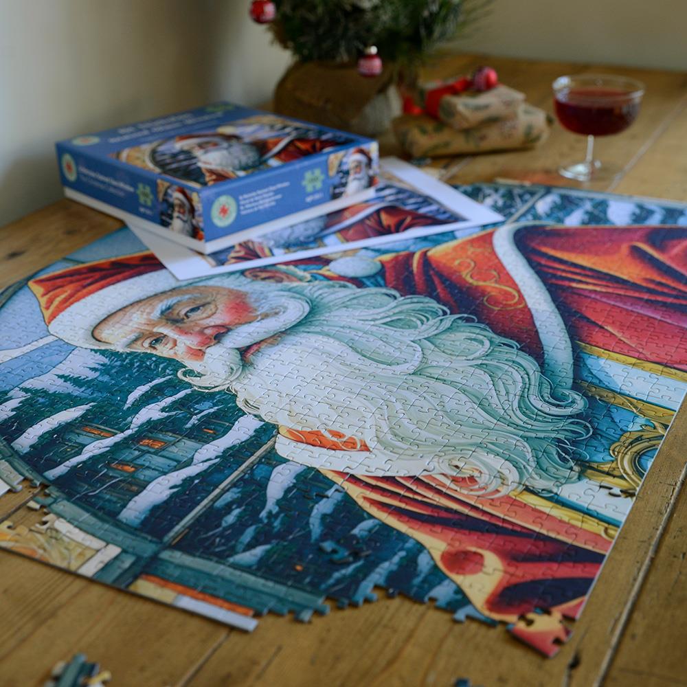 St Nicholas Stained Glass Window 1000 Piece Jigsaw