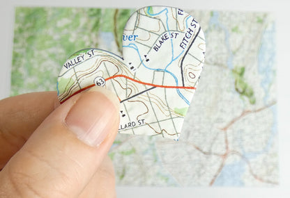 I Love You - Hometown US Map Puzzle (Satellite & Topographic)