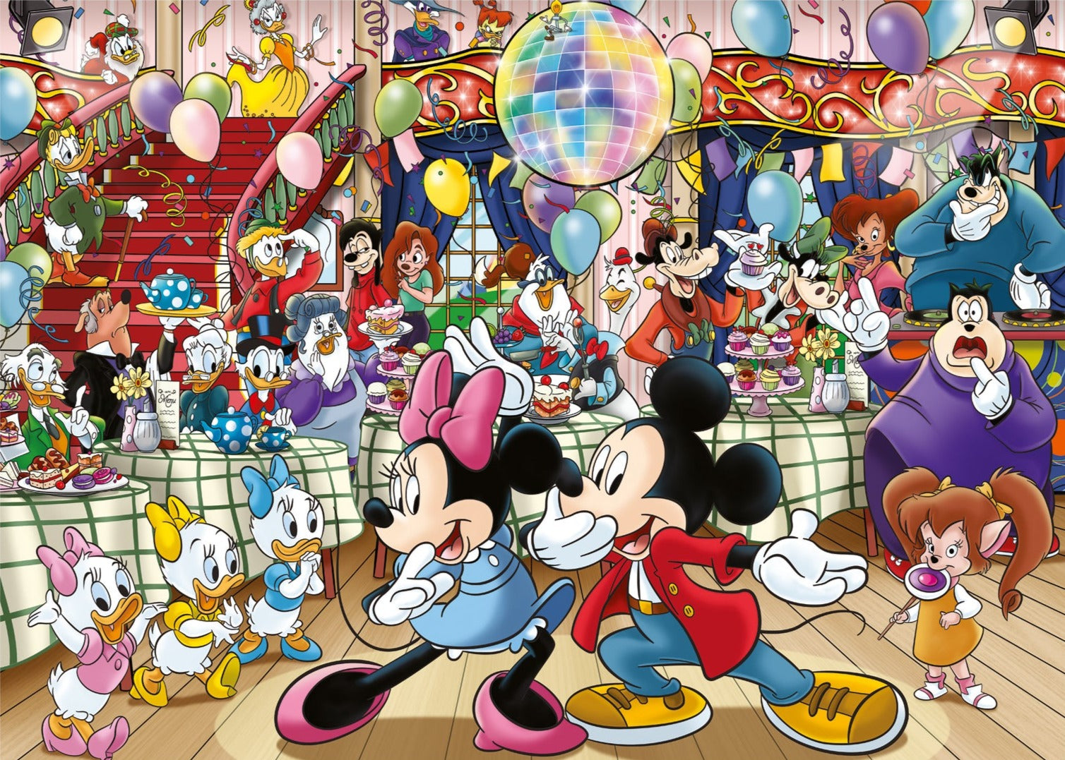 Mickey's Party ジグソーパズル　ミッキーズパーティ　1000ピース 1000 piece jigsaw puzzle Disney Mickey's Party (51x73.5cm