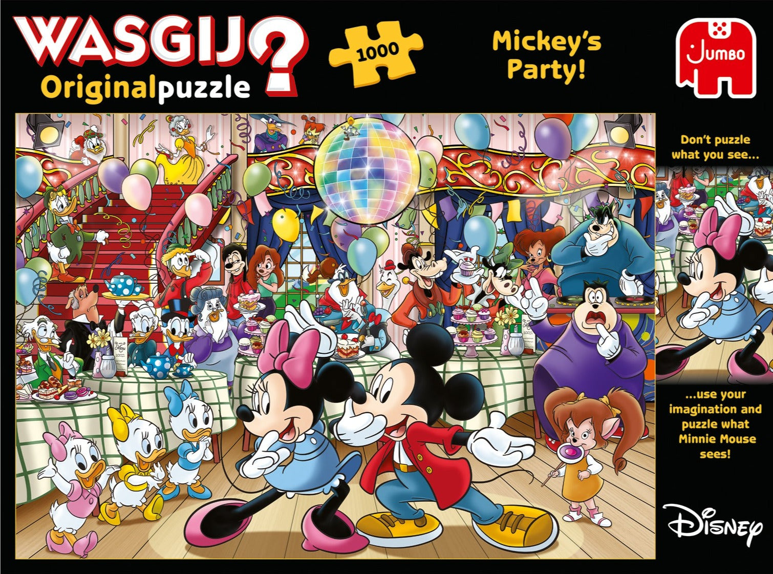 Wasgij Disney Original 'Mickey's Party 1000 Piece Jigsaw Puzzle
