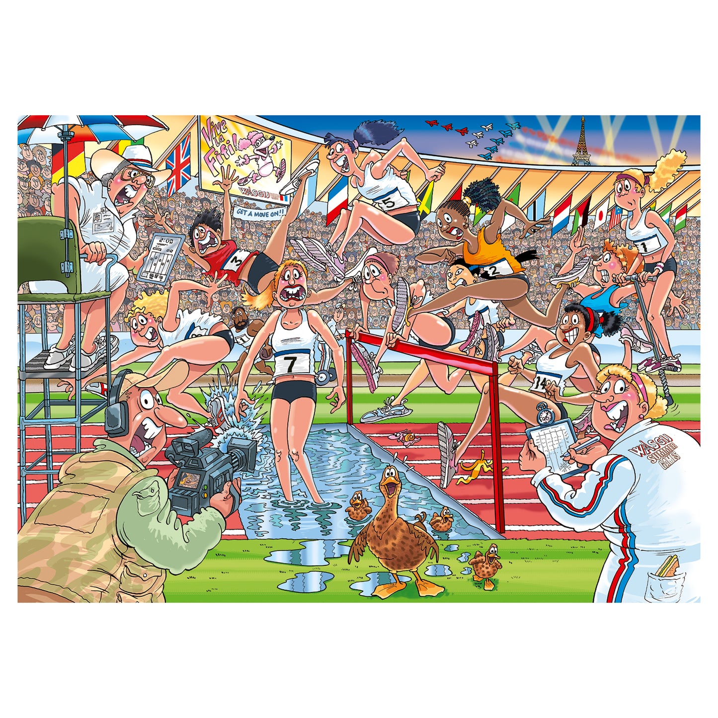 Wasgij Original 44 Summer Games! 1000 Piece Jigsaw Puzzle