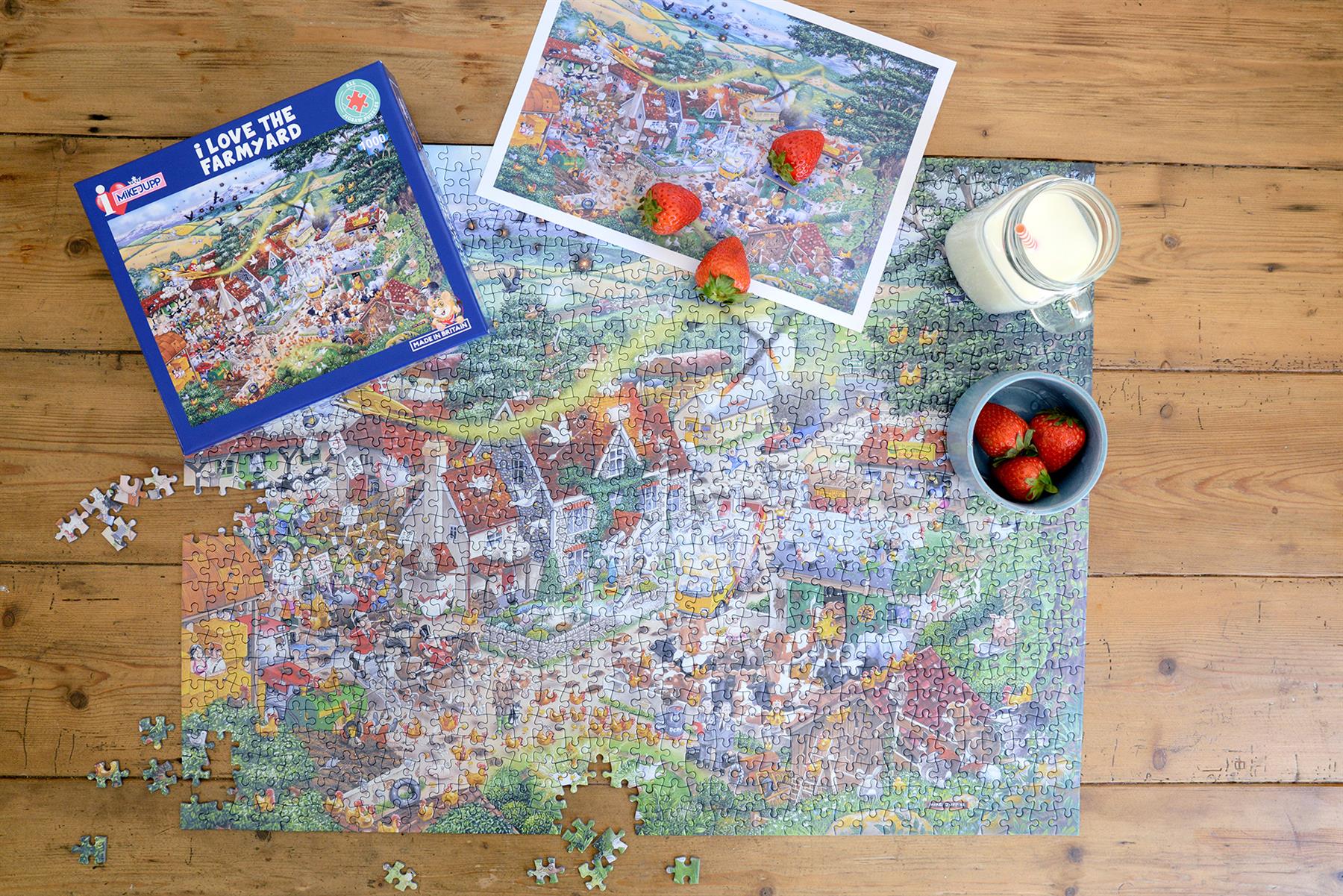 Mike Jupp I Love the Farmyard 1000 Piece Jigsaw Puzzle – All
