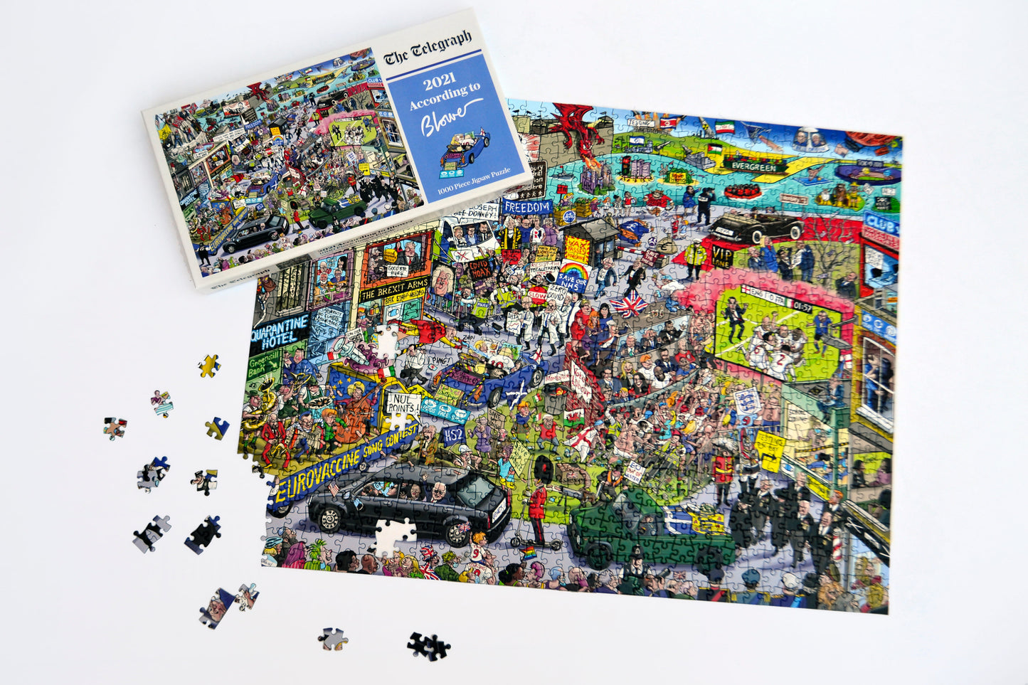 2021 According to Blower 1000 or 300 Piece Jigsaw Puzzle