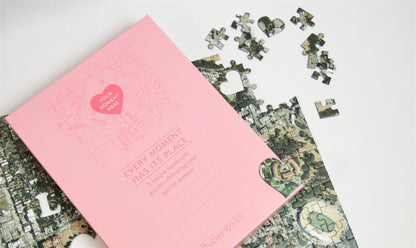 I Love You - Hometown US Map Puzzle (Satellite & Topographic)
