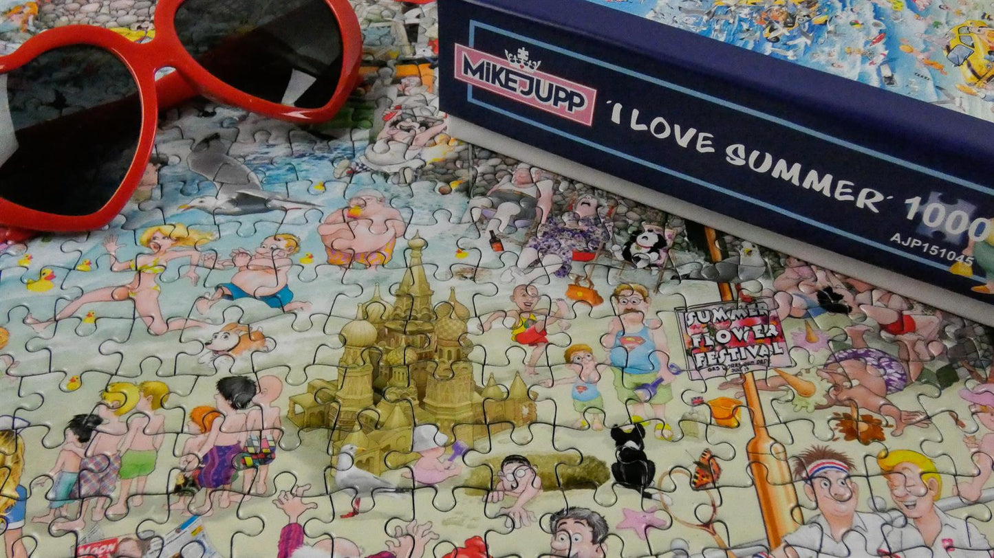 Mike Jupp I Love The Seasons 4 x 1000 Piece Jigsaw Puzzle Bundle
