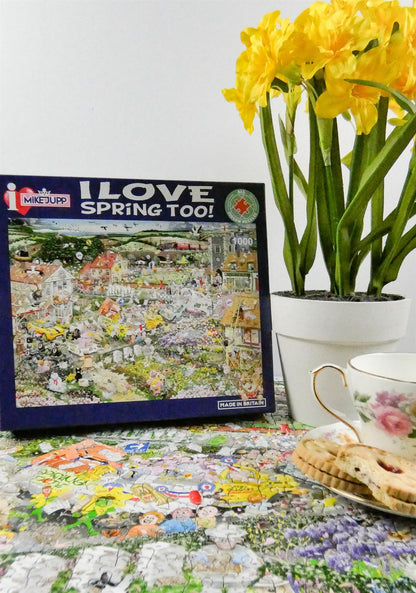 Mike Jupp I Love The Seasons 4 x 1000 Piece Jigsaw Puzzle Bundle