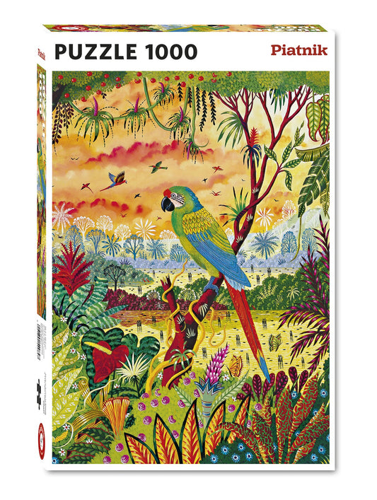 Great Green Macaw 1000 Piece Jigsaw Puzzle