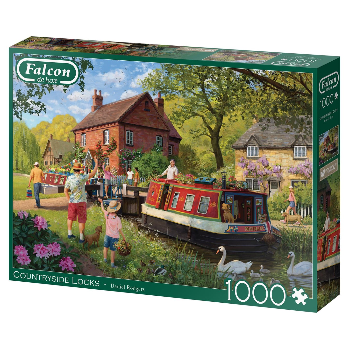 Falcon De Luxe Countryside Locks 1000 Piece Jigsaw Puzzle