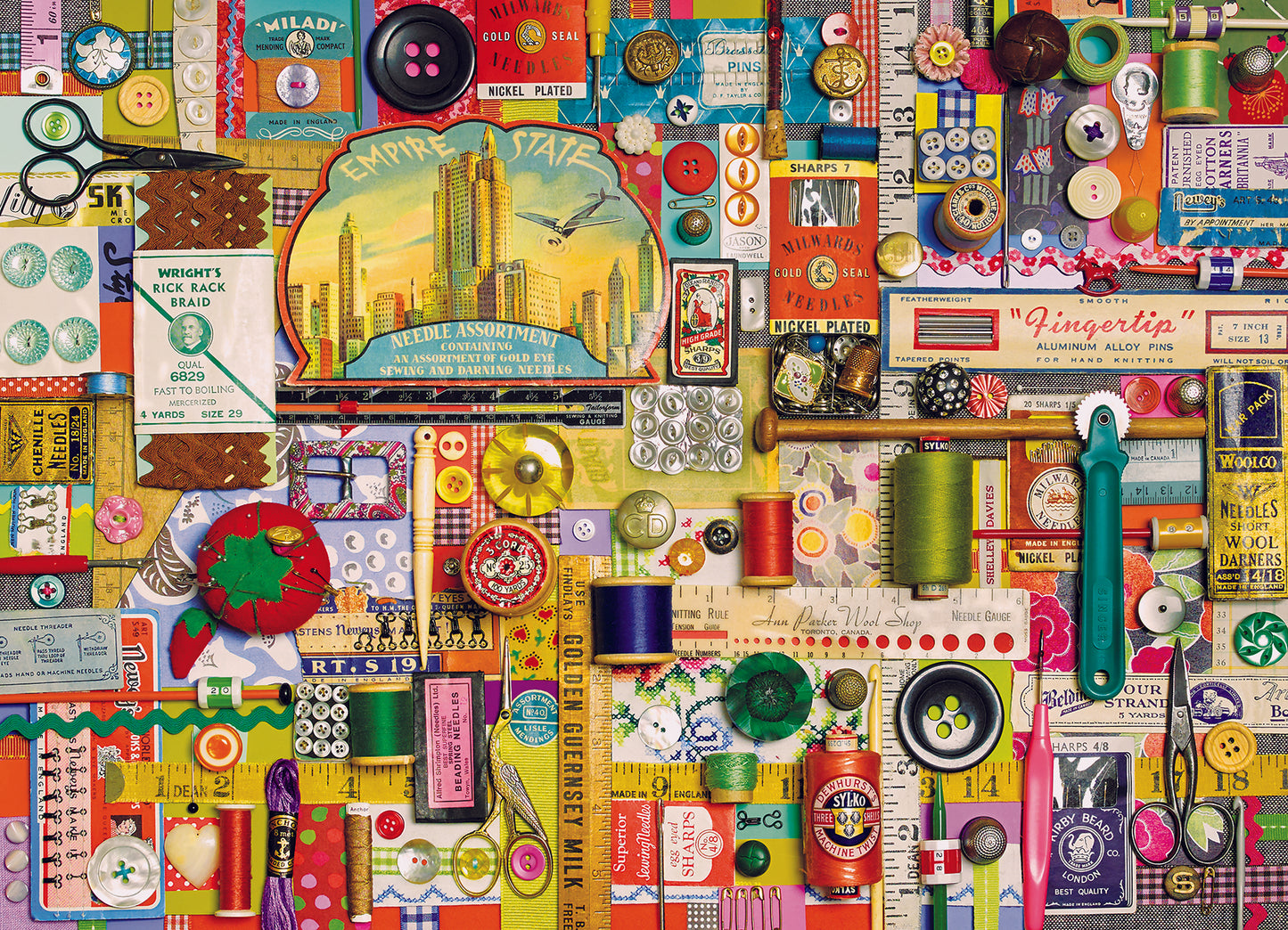 Sewing Notions 1000 Piece Jigsaw Puzzle