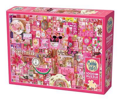 Pink 1000 Piece Jigsaw Puzzle