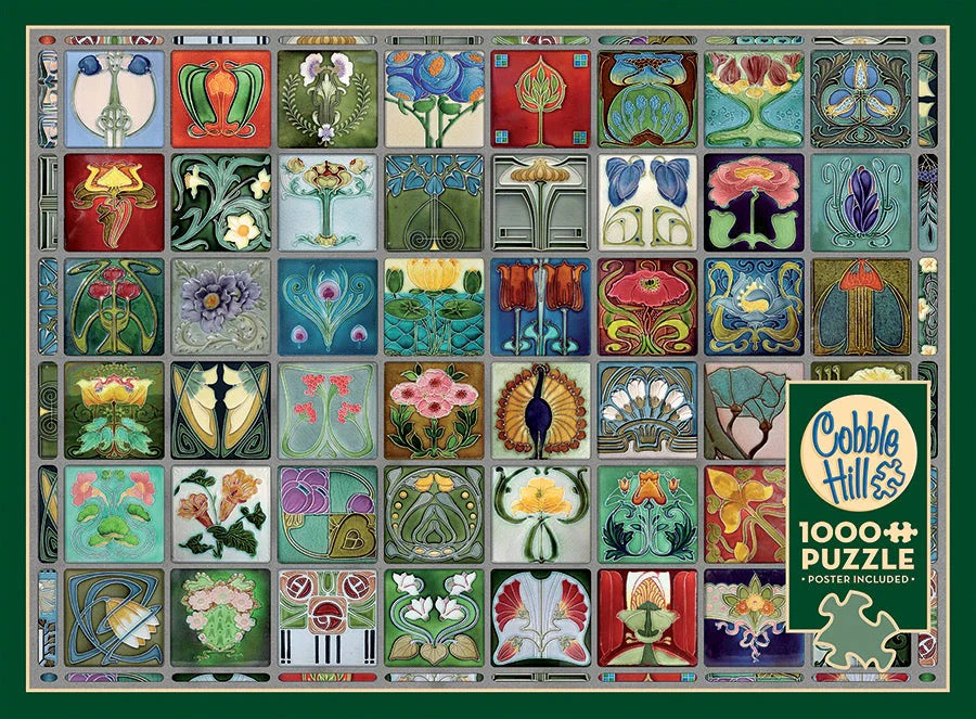 Art Nouveau Tiles  1000 Piece Jigsaw Puzzle