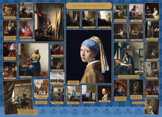 Vermeer  1000 Piece Jigsaw Puzzle